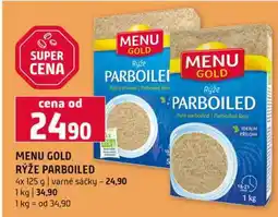 Terno MENU GOLD RÝŽE PARBOILED 4x 125 g varné sáčky nabídka