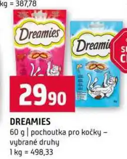 Terno DREAMIES 60 g pochoutka pro kočky vybrané druhy nabídka