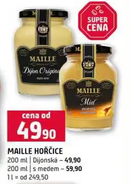 Terno MAILLE HOŘČICE 200 ml Dijonská nabídka