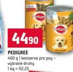 Terno PEDIGREE 400 g konzerva pro psy vybrané druhy nabídka
