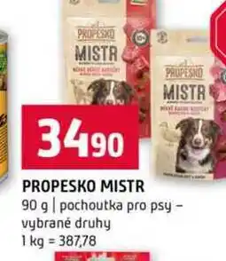 Terno PROPESKO MISTR 90 g pochoutka pro psy vybrané druhy nabídka