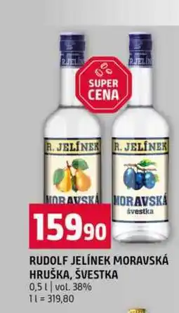 Terno RUDOLF JELÍNEK MORAVSKÁ HRUŠKA, ŠVESTKA 0,5l nabídka