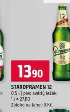 Terno STAROPRAMEN 12 0,5l pivo světlý ležák nabídka