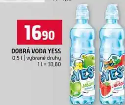 Terno DOBRÁ VODA YESS 0,5l vybrané druhy nabídka