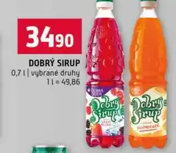 Terno DOBRÝ SIRUP 0,7l vybrané druhy nabídka
