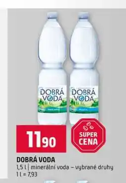 Terno DOBRÁ VODA 1,5l minerální voda vybrané druhy nabídka