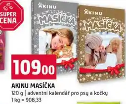 Terno AKINU MASÍČKA 120 g adventní kalendář pro psy a kočky nabídka
