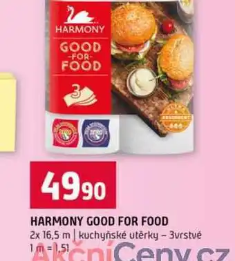 Terno HARMONY GOOD FOR FOOD 2x 16,5 m kuchyňské utěrky 3vrstvé nabídka