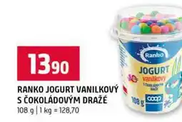 Terno RANKO JOGURT VANILKOVÝ S ČOKOLÁDOVÝM DRAŽÉ 108 g nabídka