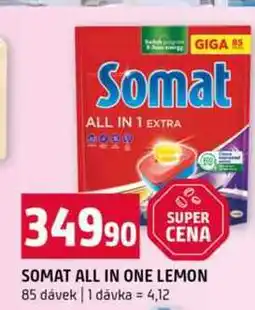 Terno SOMAT ALL IN ONE LEMON 85 dávek nabídka