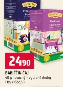 Terno BABIČČIN ČAJ 40 g ovocný vybrané druhy nabídka