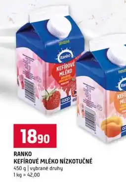 Terno RANKO KEFÍROVÉ MLÉKO NÍZKOTUČNÉ 450 g vybrané druhy nabídka