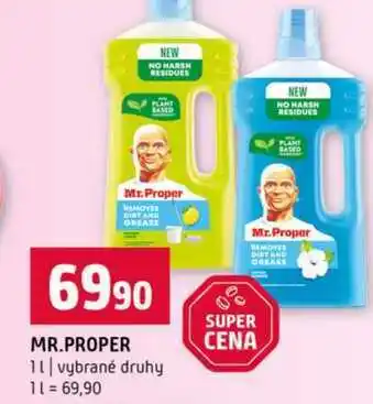 Terno MR.PROPER 1l vybrané druhy nabídka