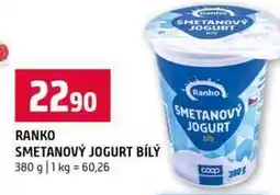 Terno RANKO SMETANOVÝ JOGURT BÍLÝ 380 g nabídka