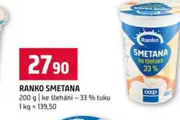 Terno RANKO SMETANA 200 g ke šlehání 33% tuku nabídka
