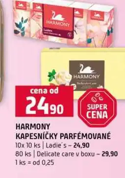 Terno HARMONY KAPESNÍČKY PARFÉMOVANÉ 10x 10 ks Ladie's 80 ks nabídka