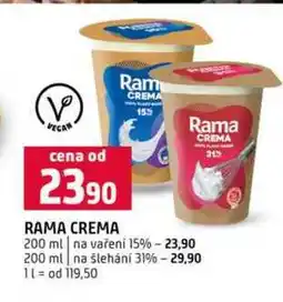 Terno RAMA CREMA 200 ml na vaření 15% 200 ml na šlehání 31% nabídka