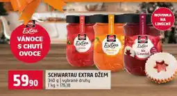 Terno SCHWARTAU EXTRA DŽEM 340 g vybrané druhy nabídka