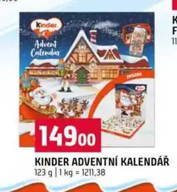 Terno KINDER ADVENTNÍ KALENDÁŘ 123 g nabídka