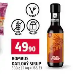 Terno BOMBUS DATLOVÝ SIRUP 300 g nabídka