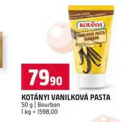 Terno KOTÁNYI VANILKOVÁ PASTA 50 g Bourbon nabídka