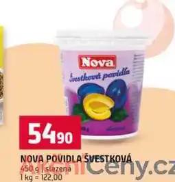 Terno NOVA POVIDLA ŠVESTKOVÁ 450 g slazená nabídka