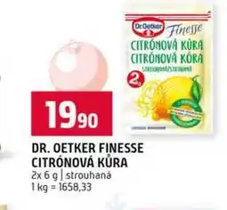 Terno DR. OETKER FINESSE CITRÓNOVÁ KŮRA 2x 6 g strouhaná nabídka
