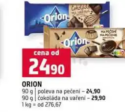 Terno Orion 90 g poleva na pečení 90 g čokoláda na vaření nabídka