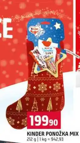 Terno KINDER PONOŽKA MIX 212 g nabídka