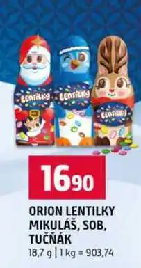 Terno ORION LENTILKY MIKULÁŠ, SOB, TUČŇÁK 18,7 g nabídka