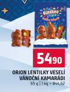 Terno ORION LENTILKY VESELÍ VÁNOČNÍ KAMARÁDI 65 g nabídka