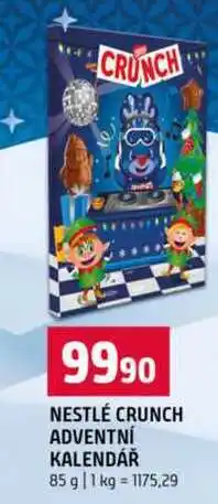 Terno NESTLÉ CRUNCH ADVENTNÍ KALENDÁŘ 85 g nabídka