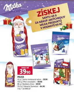 Terno MILKA 45 g nabídka