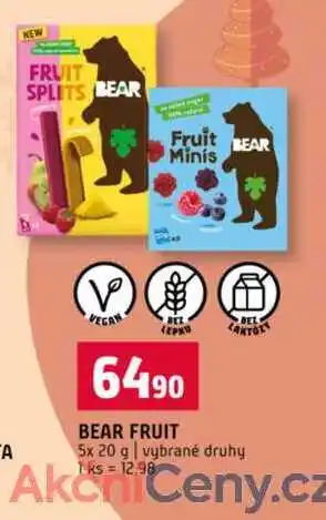 Terno BEAR FRUIT 5x 20 g vybrané druhy nabídka