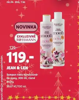 Rossmann Jean & len šampon nabídka