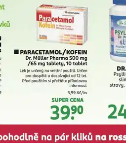 Rossmann Paracetamol / kofein nabídka