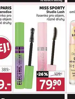 Rossmann Miss sporty řasenka nabídka