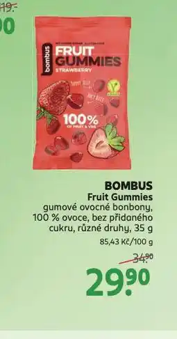 Rossmann Bombus fruit gummies nabídka