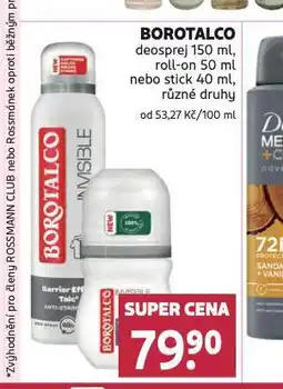 Rossmann Borotalco stick nabídka