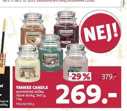 Rossmann Yankee candle nabídka