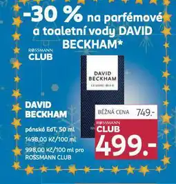 Rossmann Davis beckham nabídka