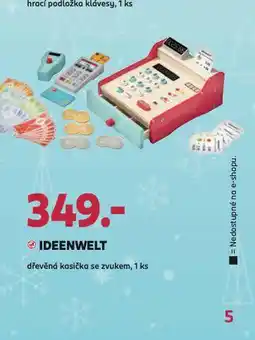 Rossmann Ideenwelt dřevěná kasička se zvukem nabídka