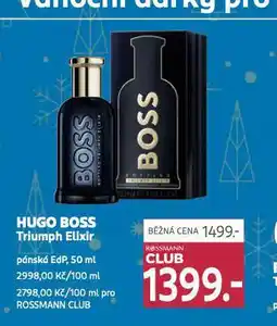 Rossmann Hugo boss triumph elixir nabídka