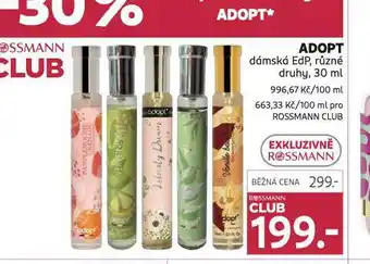 Rossmann Adopt dámská edp nabídka