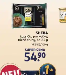 Rossmann Sheba kapsičky pro kočky nabídka