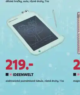 Rossmann Ideenwelt elektronická poznámková tabule nabídka