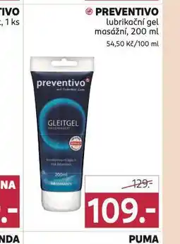 Rossmann Preventivo lubrikační gel nabídka