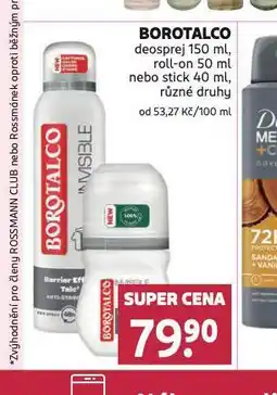 Rossmann Borotalco deosprej nabídka