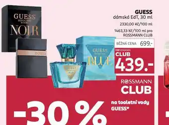 Rossmann Guess dámská edt nabídka