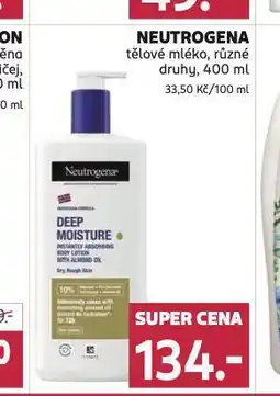 Rossmann Neutrogena tělové mléko nabídka